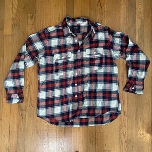 Drake's Plaid Button Down